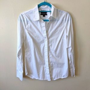 New J. Crew white slim fit button-down size 4